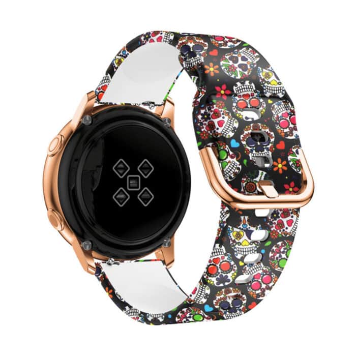 Killer Deals 18mm Universal Silicone Strap - Colour Skull - Image 3