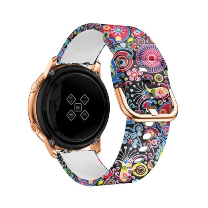 Killer Deals 18mm Universal Replacement Silicone Strap- Colourful Jellyfish - Image 2
