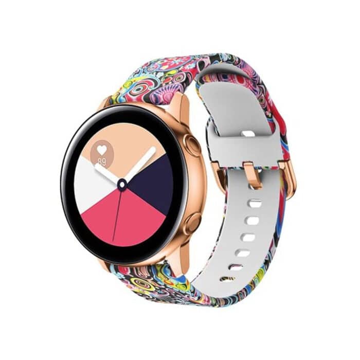 Killer Deals 18mm Universal Replacement Silicone Strap- Colourful Jellyfish - Image 3
