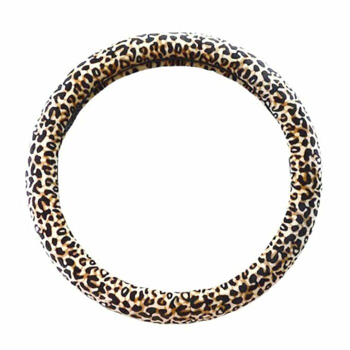 Killer Deals Anti-Slip Protective Car Steering Wheel Cover- Leopard Print - Image 5