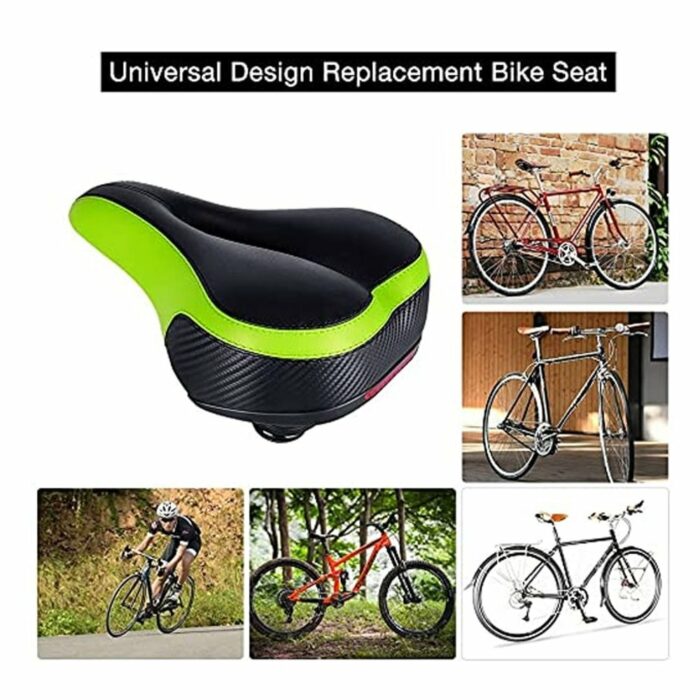 Killer Deals Indoor Outdoor Bicycle/Riding Memory Foam Replacement Seat w/ Reflective Strip - Image 4