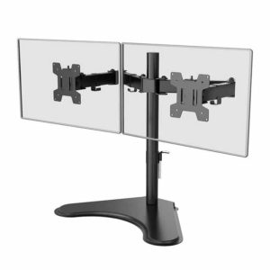 Killer Deals Free-Standing Adjustable Dual Monitor Screen TV LCD LED Desk Mount