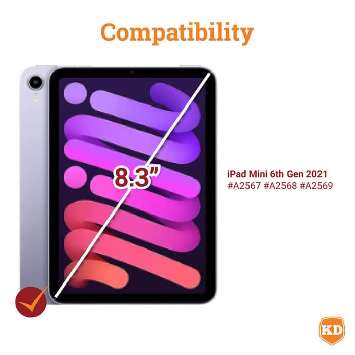 Killer Deals Protective Cover for Pad Mini 6 6th Gen 2021 A2567/ A2568/ A2569 - Image 7