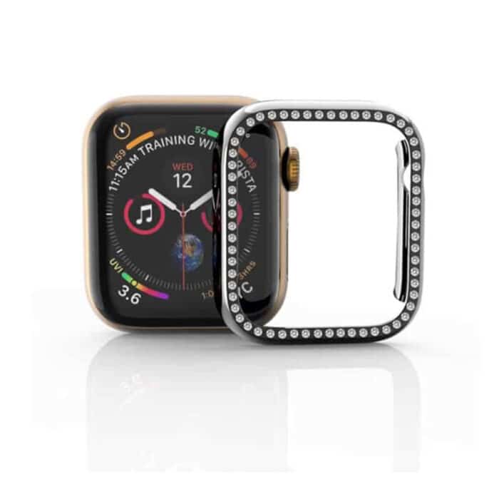 Killer Deals Rhinestone PC Bumper Case for Apple Watch 7 - 45mm - Image 6