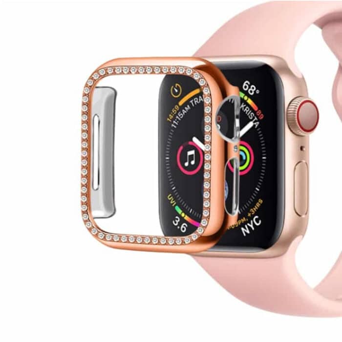 Killer Deals Rhinestone PC Bumper Case for Apple Watch 7 - 45mm - Image 4