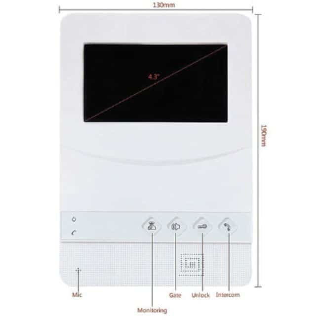 Homesmart Video Door Phone – Android / iOS Compatible – WiFi / IP Enabled - Image 8