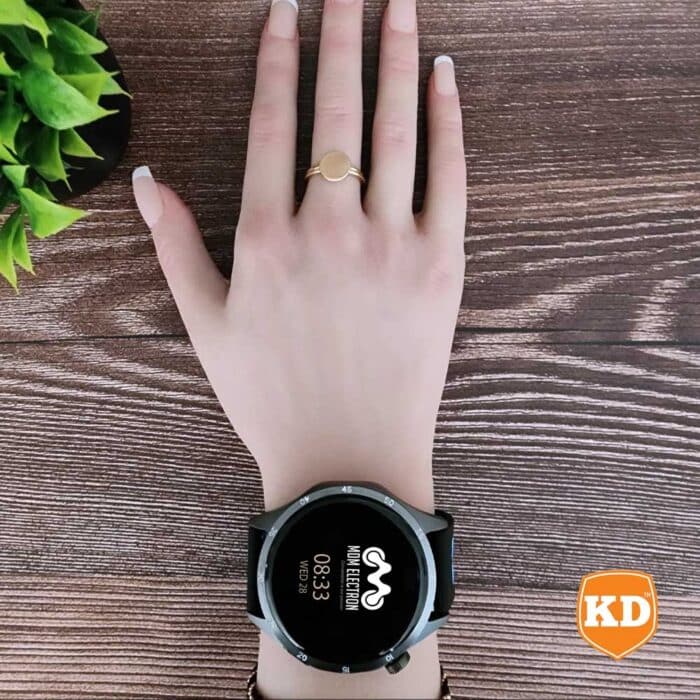 Killer Deals Perforated Silicone Strap for Samsung Galaxy Watch 4- Black & Blue - Image 5