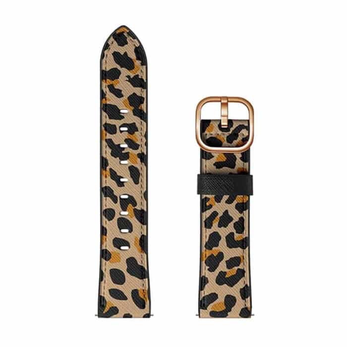 Killer Deals 22mm Universal Watch Vegan Leather Strap For Samsung/Huawei- Leopard