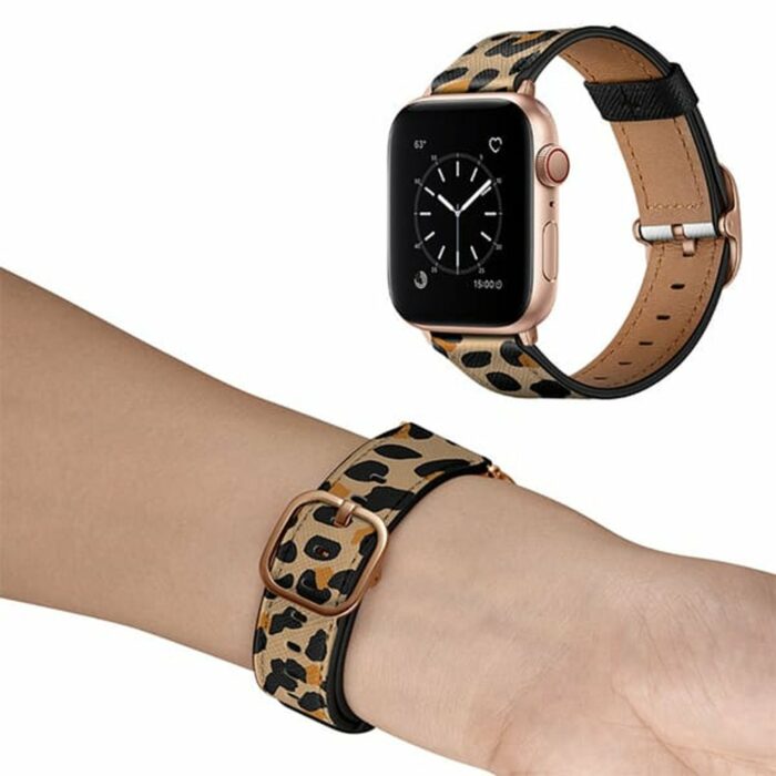 Killer Deals 22mm Universal Watch Vegan Leather Strap For Samsung/Huawei- Leopard - Image 4