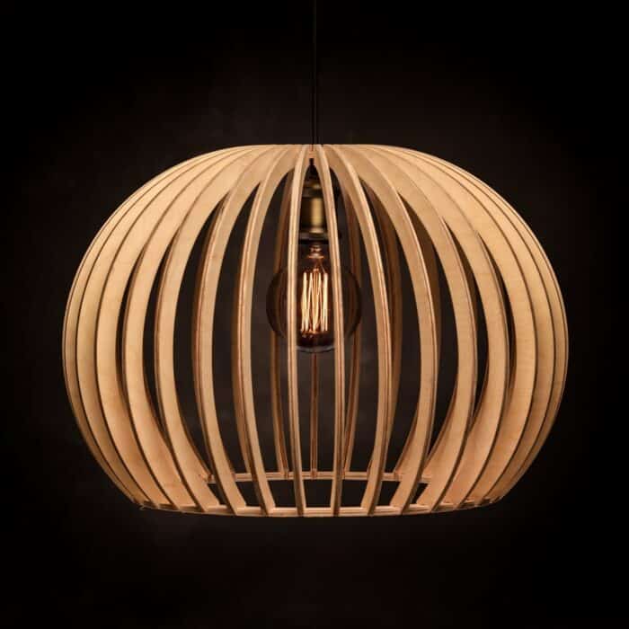 Killer Deals Modern Luxury Scandanavian Birch Wooden Pendant Lamp Shade - Ava - Image 2