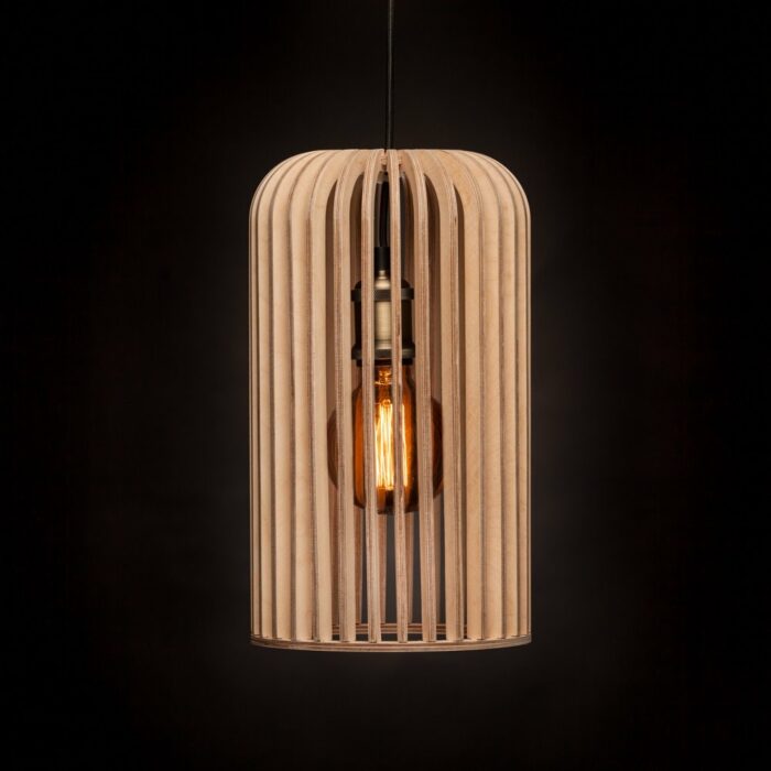 Killer Deals Modern Luxury Scandanavian Birch Wooden Pendant Lamp Shade- Eva - Image 2