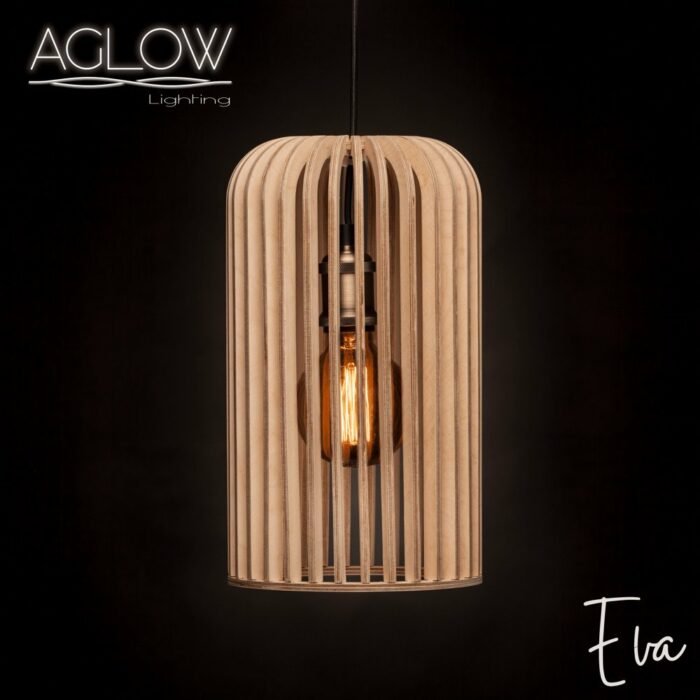 Killer Deals Modern Luxury Scandanavian Birch Wooden Pendant Lamp Shade- Eva - Image 3