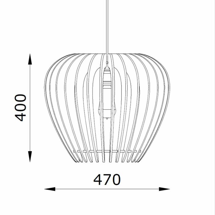 Killer Deals Modern Luxury Scandanavian Birch Wooden Pendant Lamp Shade- Aurora - Image 4