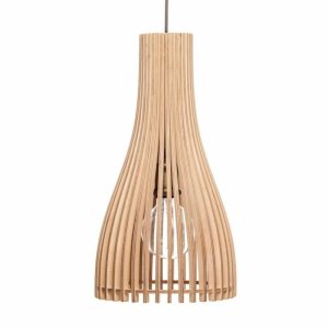 Killer Deals Modern Luxury Scandanavian Birch Wooden Pendant Lamp Shade- Hazel