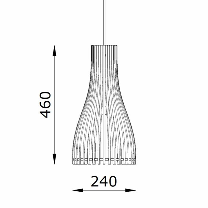 Killer Deals Modern Luxury Scandanavian Birch Wooden Pendant Lamp Shade- Hazel - Image 3