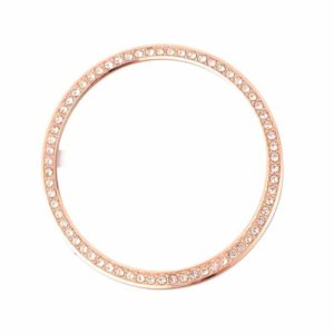 Killer Deals Crystal Rhinestone Bezel for 41mm Samsung Galaxy Watch 4- Rose Gold
