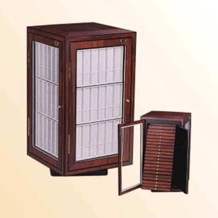 Killer Deals 72 Compartment Watch Strap Wooden Cabinet Lockable Display Organizer- Second Hand - Image 4
