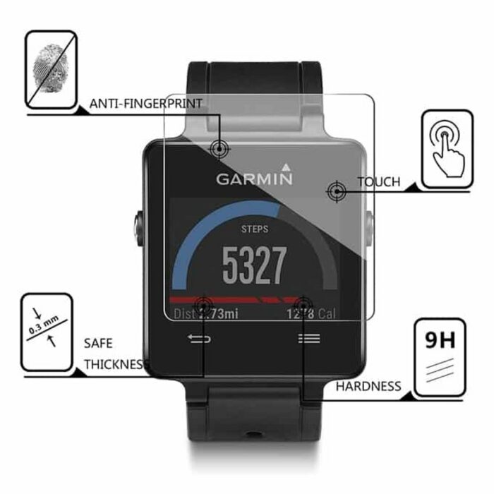 Killer Deals Shockproof Glass Screen Protector for Garmin Vivoactive x3 Combo - Image 2