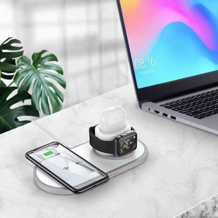 Killer Deals 3-in-1 Wireless Apple Charger for iPhone, iWatch & AirPods - Image 5
