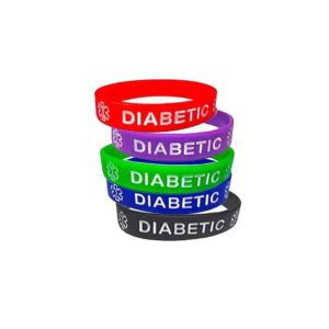 14994-700×700-1 Killer Deals Emergency Attention Diabetic Medic Alert Silicone Bracelet x5