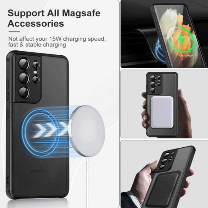 Killer Deals MagSafe Protective Back Cover Case for Samsung Galaxy S21 Ultra - Image 2