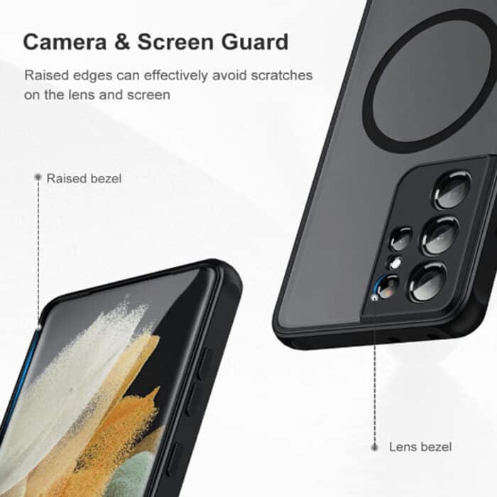 Killer Deals MagSafe Protective Back Cover Case for Samsung Galaxy S21 Ultra - Image 4