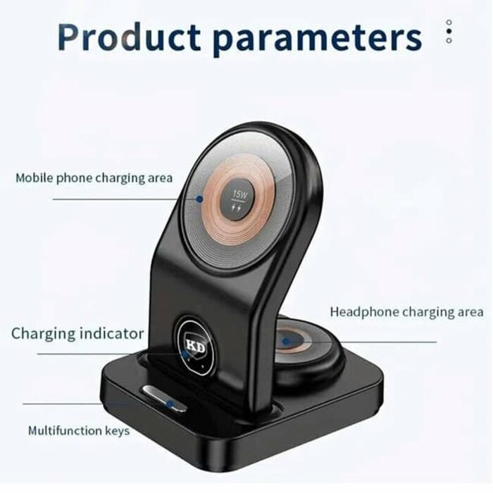 Killer Deals 15W MagSafe Wireless Desk Charger for Android/ Apple iPhone - Image 2