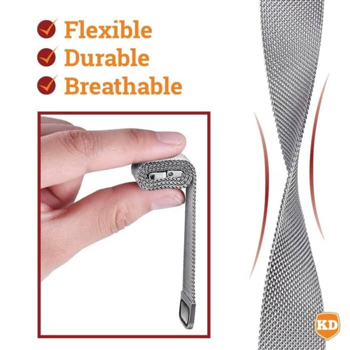 Killer Deals 22mm Milanese Stainless Steel Strap for Garmin Fenix 5 - Image 13