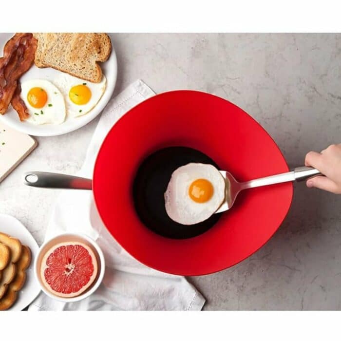 Killer Deals Fry Splash Silicone Non-Stick 40cm Pan Guard / Splatter Guard - Image 4