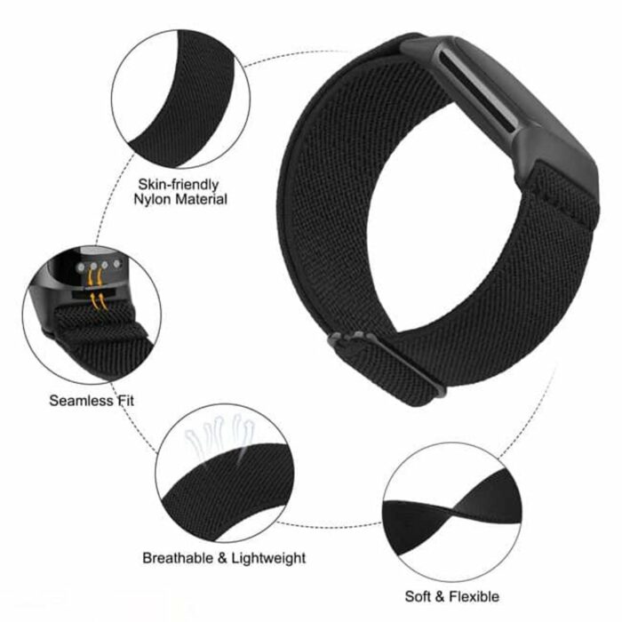Killer Deals Adjustable Elastic Nylon Strap for Fitbit Charge 5/ Charge 6 - Image 5