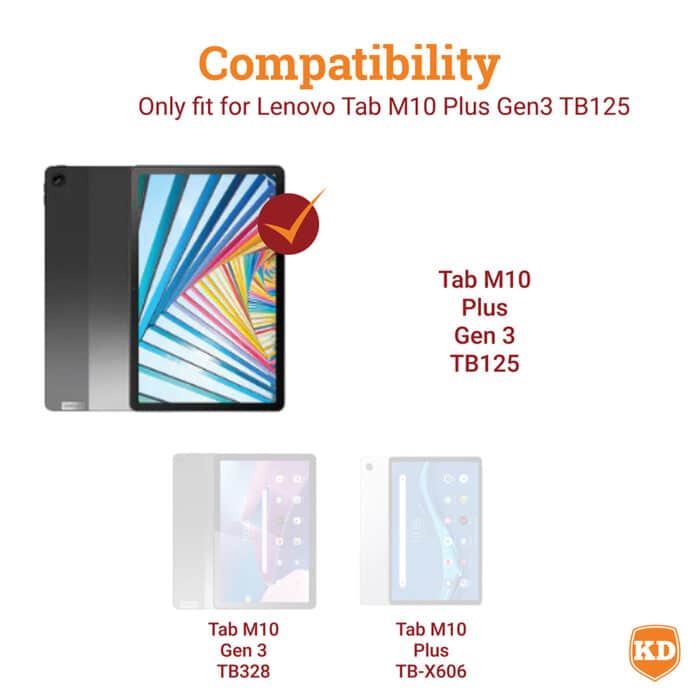 Killer Deals Cover w/ Strap for Lenovo Tab M10 Plus (3rd Gen)/ Moto Tab G62 - Image 7