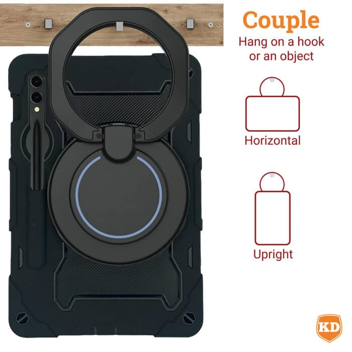 Killer Deals Protective Cover Case with Strap for Samsung Galaxy Tab S9+ - Image 4