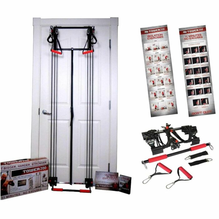 Killer Deals Jake Tower 200 Exercises Door Gym Fitness Resistance Workout- (Second Hand) - Image 2