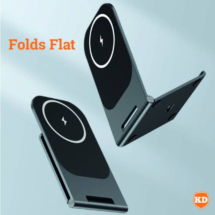 Killer Deals 15W MagSafe Magnetic Folding Wireless Charger Stand for iPhone - Image 5