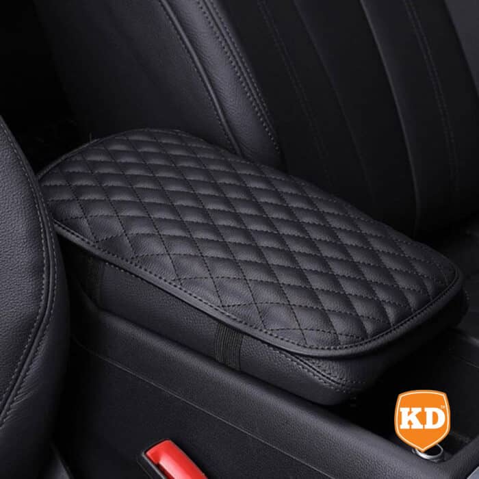 Killer Deals Car PU Leather Non-Slip Soft Armrest Centre Console Cover Mat - Image 5
