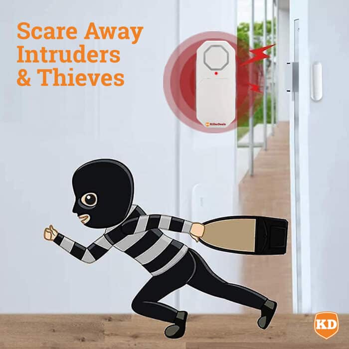 Killer Deals Door Window Cabinet Alarm Doorbell SOS with Remote - Image 6