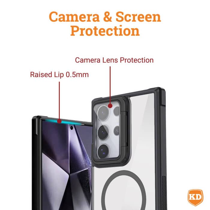 Killer Deals MagSafe Case & Camera Lens Protector for Samsung S24 Ultra- Clear - Image 8