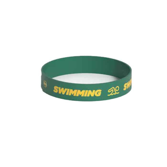 Killer Deals Debossed "Swimming" Silicone Wristband Bracelet- 3 Pack - Image 4