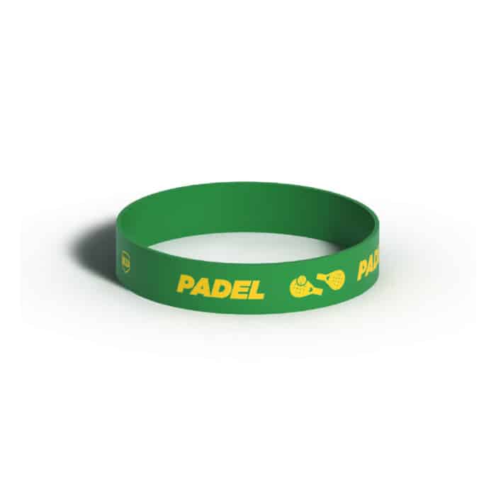 Killer Deals Debossed "Padel" Silicone Wristband Bracelet- 3 Pack - Image 2