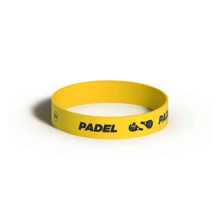 Killer Deals Debossed "Padel" Silicone Wristband Bracelet- 3 Pack - Image 3