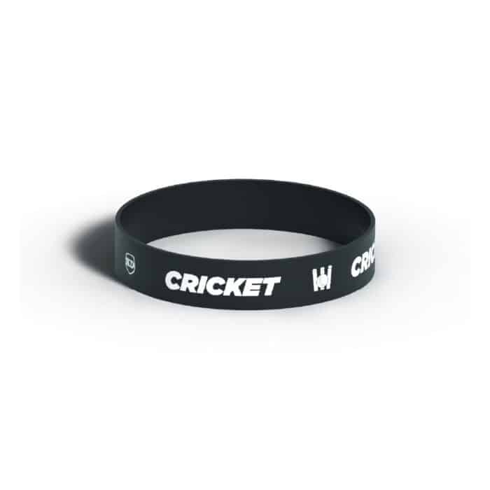 Killer Deals Debossed "Cricket" Silicone Wristband Bracelet- 3 Pack - Image 4