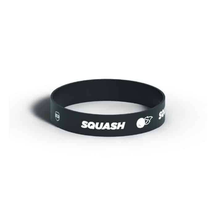 Killer Deals Debossed "Squash" Silicone Wristband Bracelet- 3 Pack - Image 2