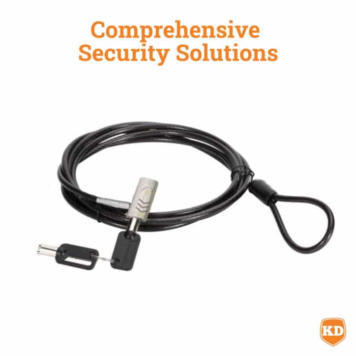Killer Deals Key Type Security Desktop PC Computer Carbon Steel Wire Lock Cable - Image 3