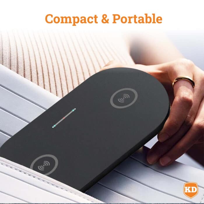 Killer Deals 15W 2-in-1 Phone Watch Fast Charging Dock Qi Wireless Charger - Image 4