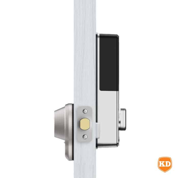 Killer Deals Lockly Bluetooth Deadbolt Smart Door Lock with 3D Fingerprint- Satin Nickel - Image 2