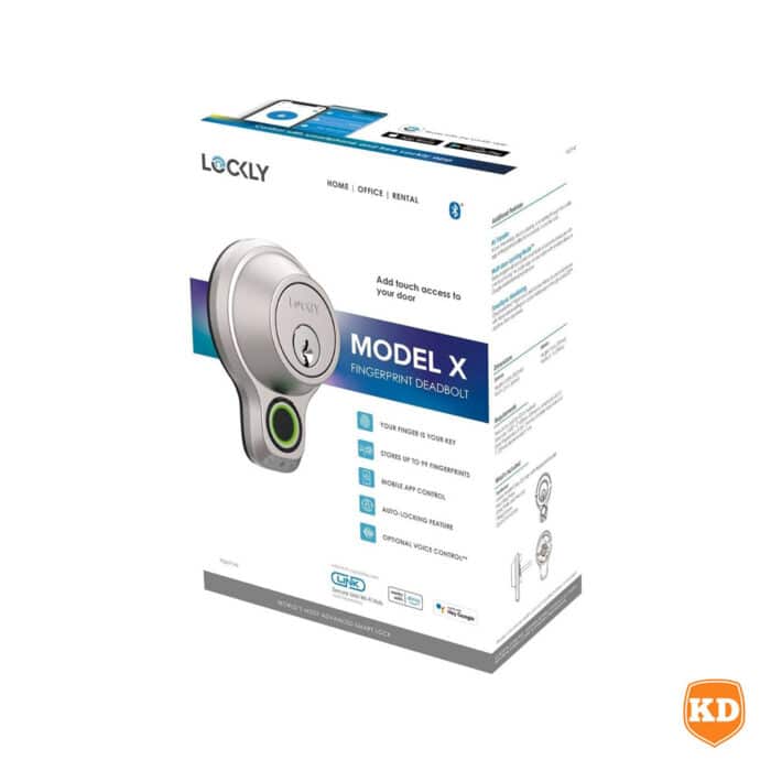Killer Deals Lockly Bluetooth Deadbolt Smart Door Lock with 3D Fingerprint- Satin Nickel - Image 11