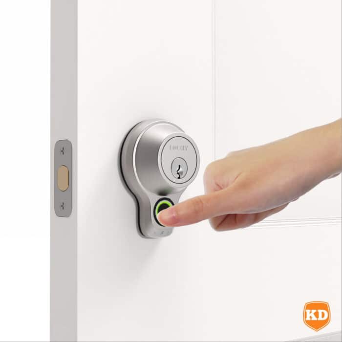 Killer Deals Lockly Bluetooth Deadbolt Smart Door Lock with 3D Fingerprint- Satin Nickel - Image 3