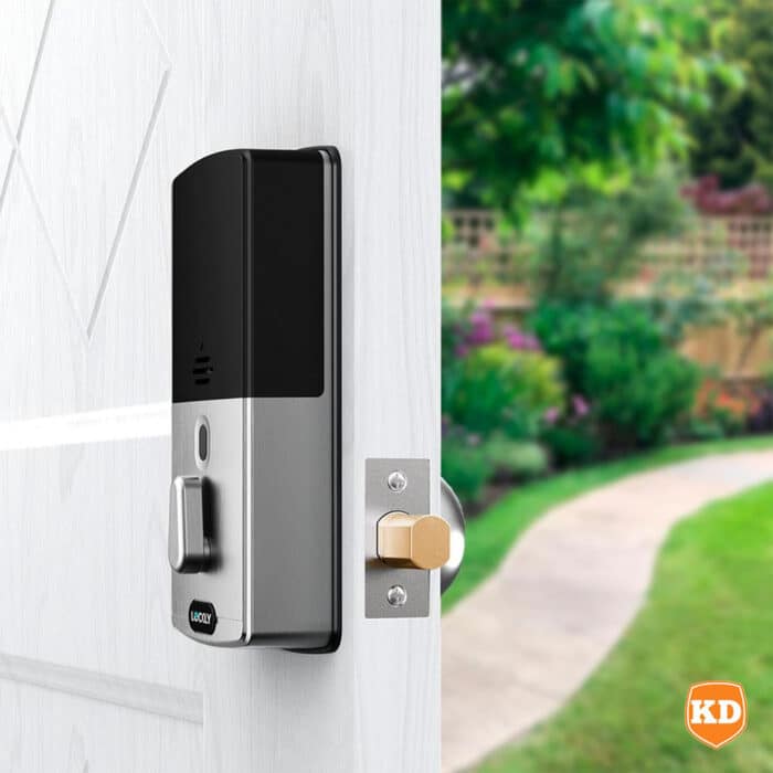 Killer Deals Lockly Bluetooth Deadbolt Smart Door Lock with 3D Fingerprint- Satin Nickel - Image 5