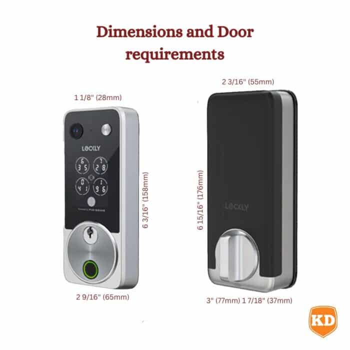 Killer Deals Lockly Smart Camera Facial Recognition Deadbolt Door Lock - Image 8