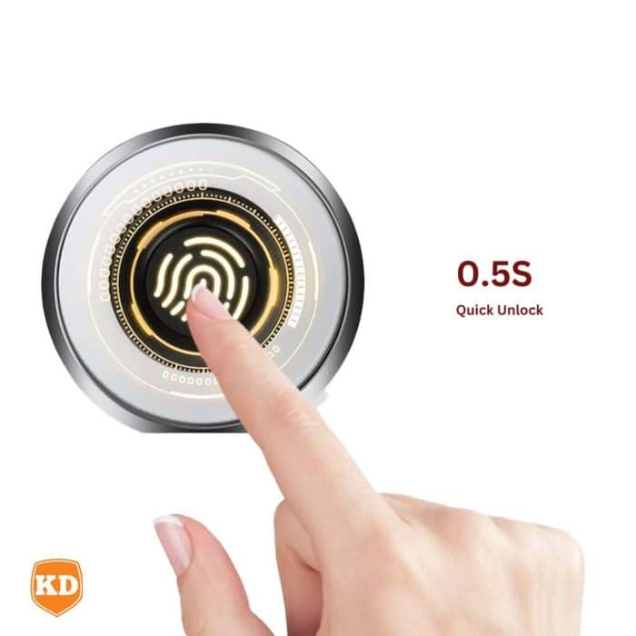 Killer Deals Rechargeable Fingerprint Smart Lock for Drawer Cabinet Home Office - Image 6